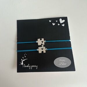 Love puzzle partners bracelet in silver 925